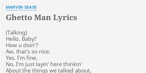 man lyrics ghetto|Man! Lyrics .
